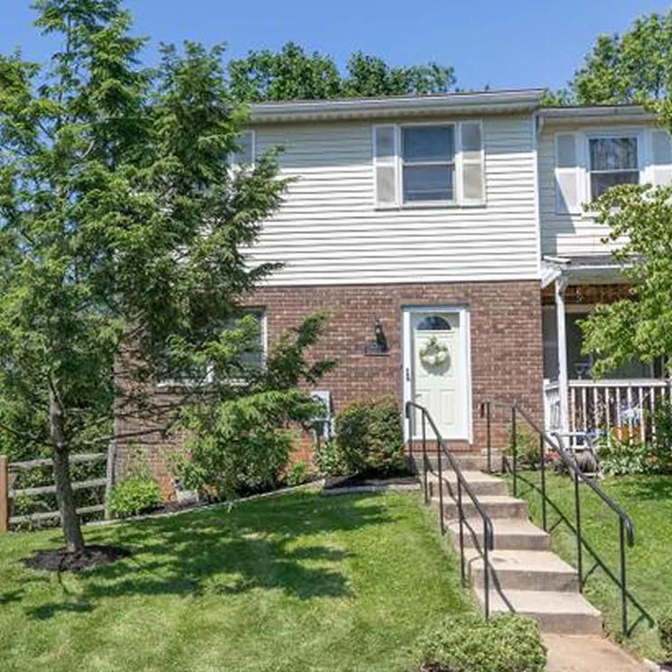 Two-story townhouse rental in Reisterstown, Maryland