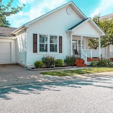 Single-family home with a covered porch in Howard County, Maryland