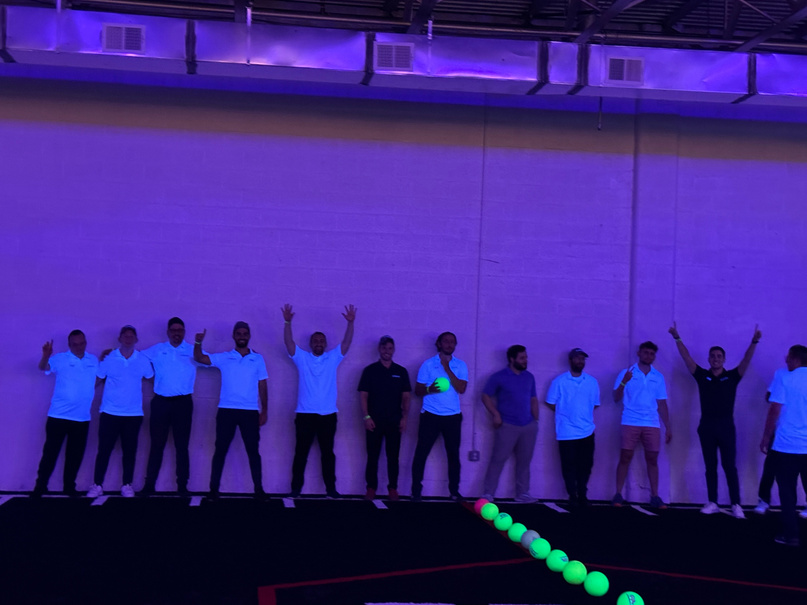 Glow bocce night